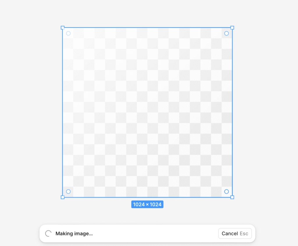 Prueba de la función “Make an image” con IA en Figma Prueba de la función “Make an image” con IA en Figma